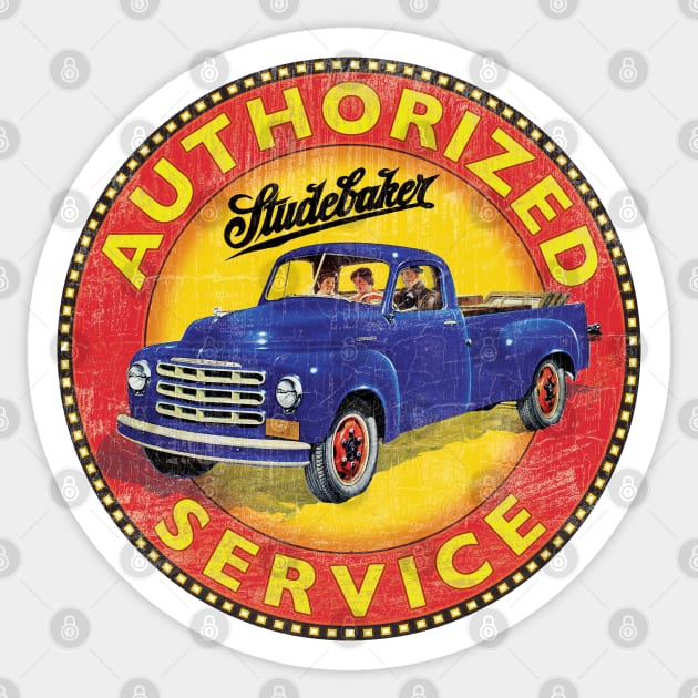 Studebaker Trucks Sticker by Midcenturydave